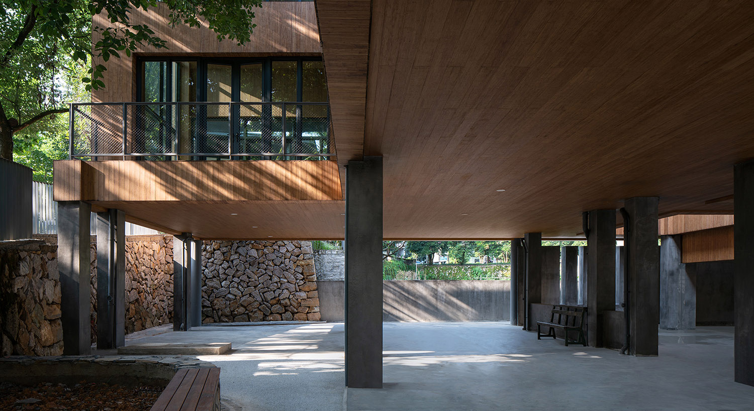 公共空間設計,鄉村公共空間設計,鄉村生活館,黨群服務中心設計,鄉村建築設計,衢州,溪口未來社區之家,嚴暘建築設計