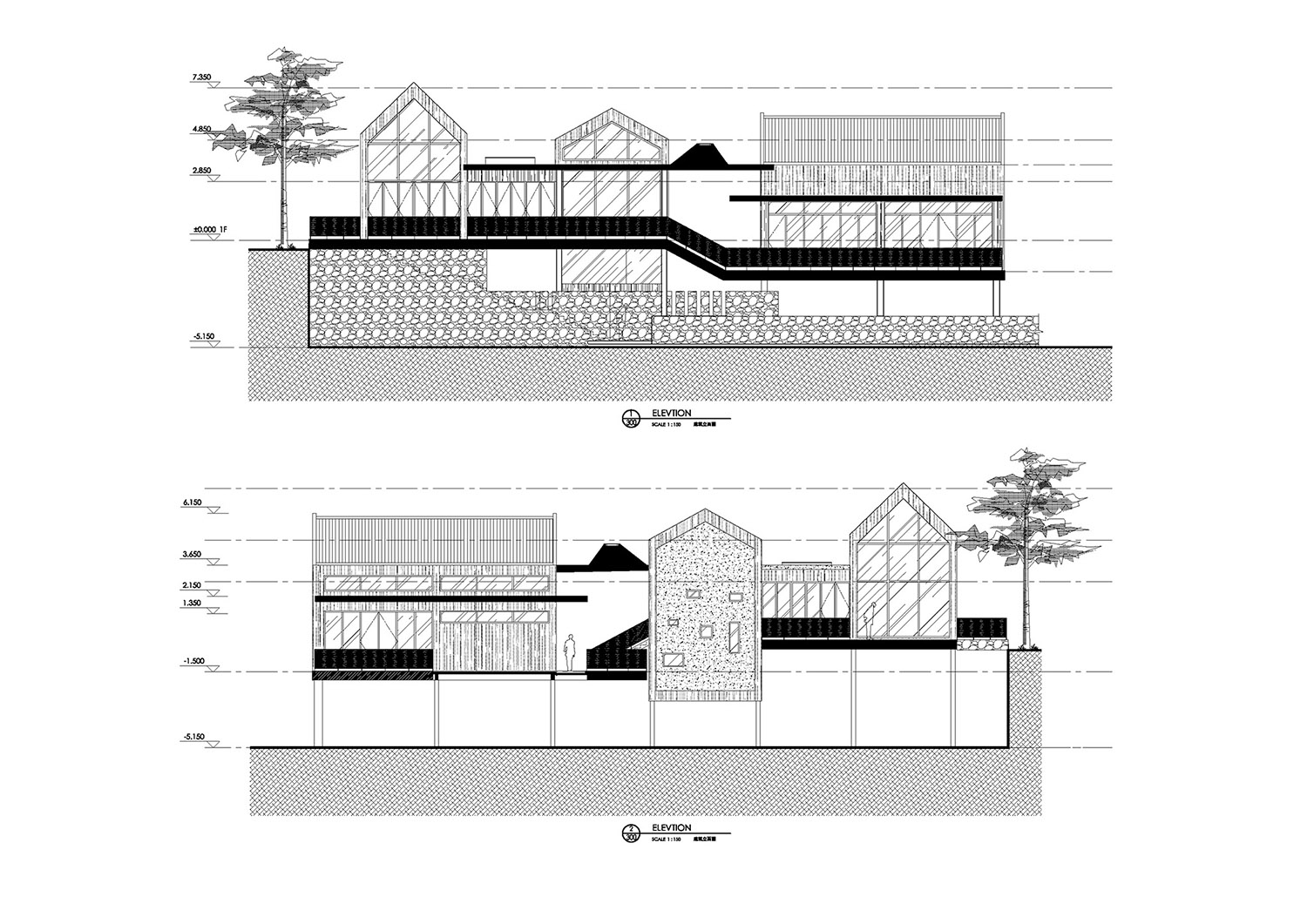 公共空間設計,鄉村公共空間設計,鄉村生活館,黨群服務中心設計,鄉村建築設計,衢州,溪口未來社區之家,嚴暘建築設計