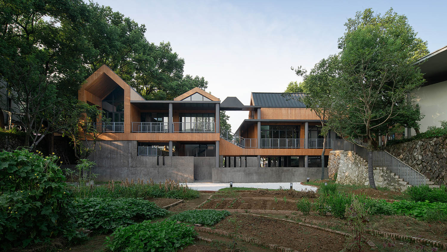 公共空間設計,鄉村公共空間設計,鄉村生活館,黨群服務中心設計,鄉村建築設計,衢州,溪口未來社區之家,嚴暘建築設計