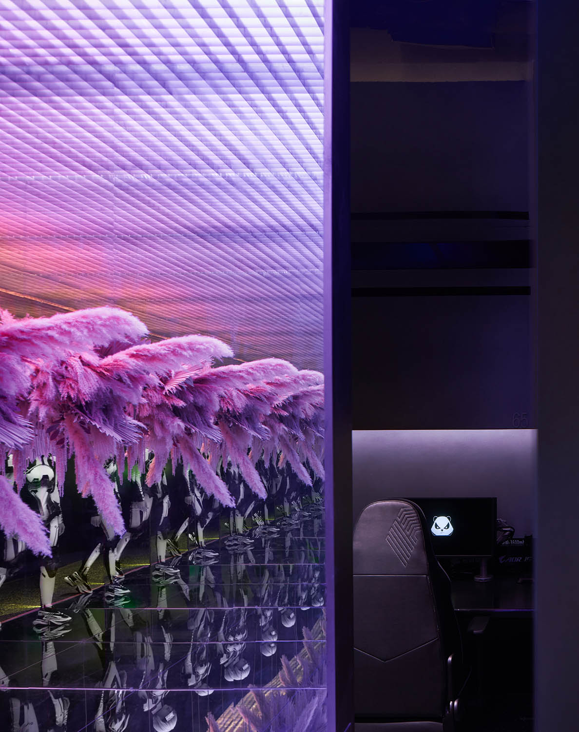 遊戲中心設計,電競空間設計,遊戲主題店設計,娛樂空間設計,遊戲店設計,遊戲電競空間設計,商店設計,成都,熊貓電競,赤橙設計