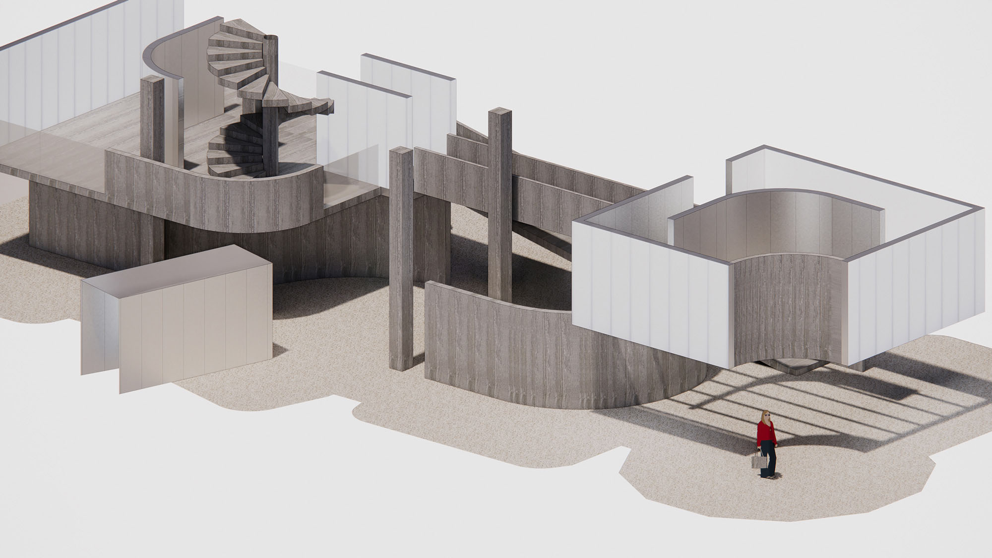 商業空間設計,多功能空間設計,集合店設計,多業態商業空間設計,咖啡店設計,文創空間設計,商業空間,城市商業更新一個立體文創市集,BloomDesign綻放設計