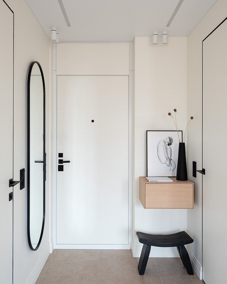 Serge Makhov,公寓設計案例,公寓設計方案,公寓改造,原木色,50㎡,小戶型設計