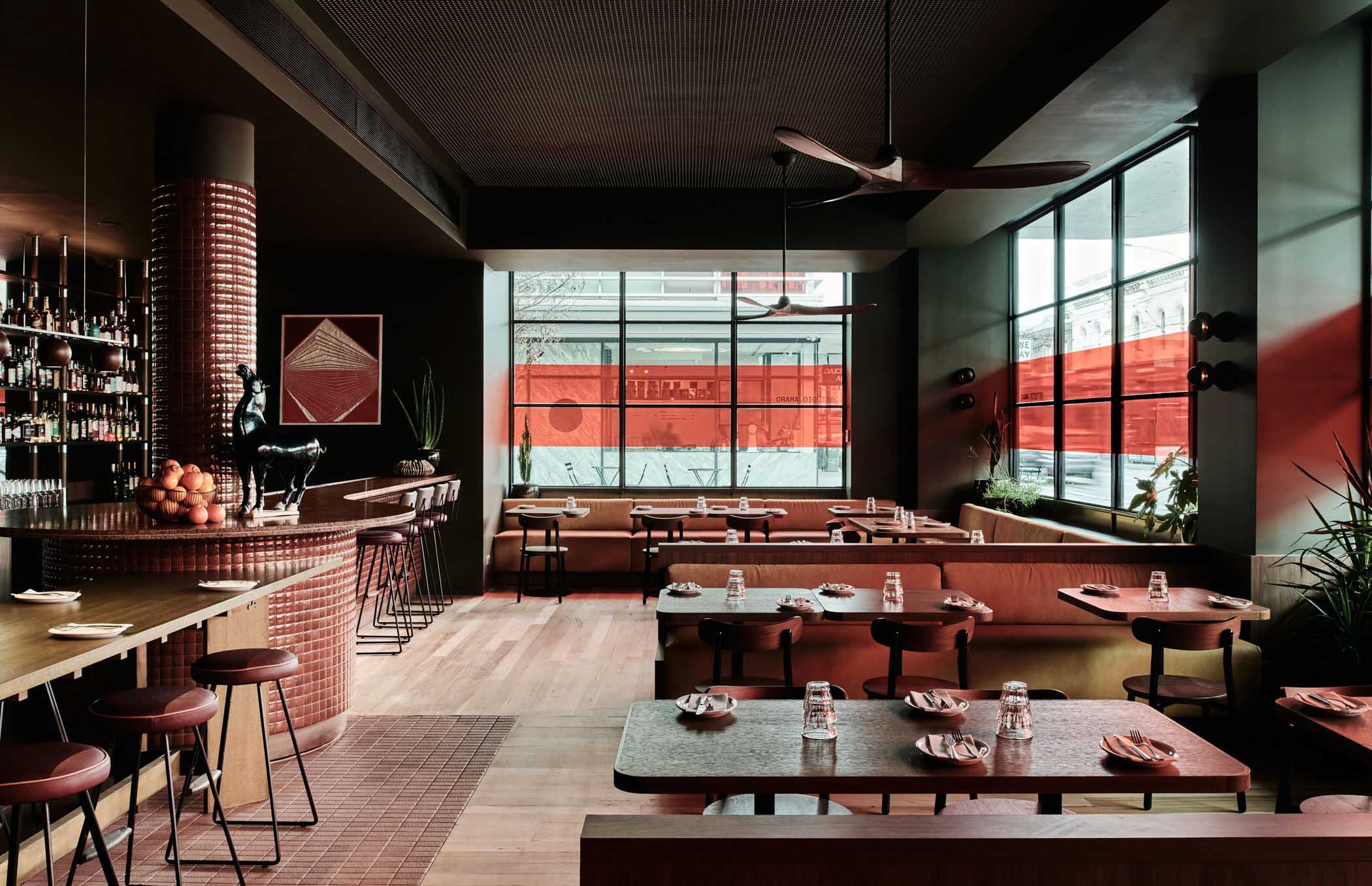 餐廳設計,休閑餐廳設計,餐廳裝修,餐廳設計案例,餐廳設計方案,酒吧餐廳,Bergman & Co,Studio Amaro,酒吧餐廳,墨爾本