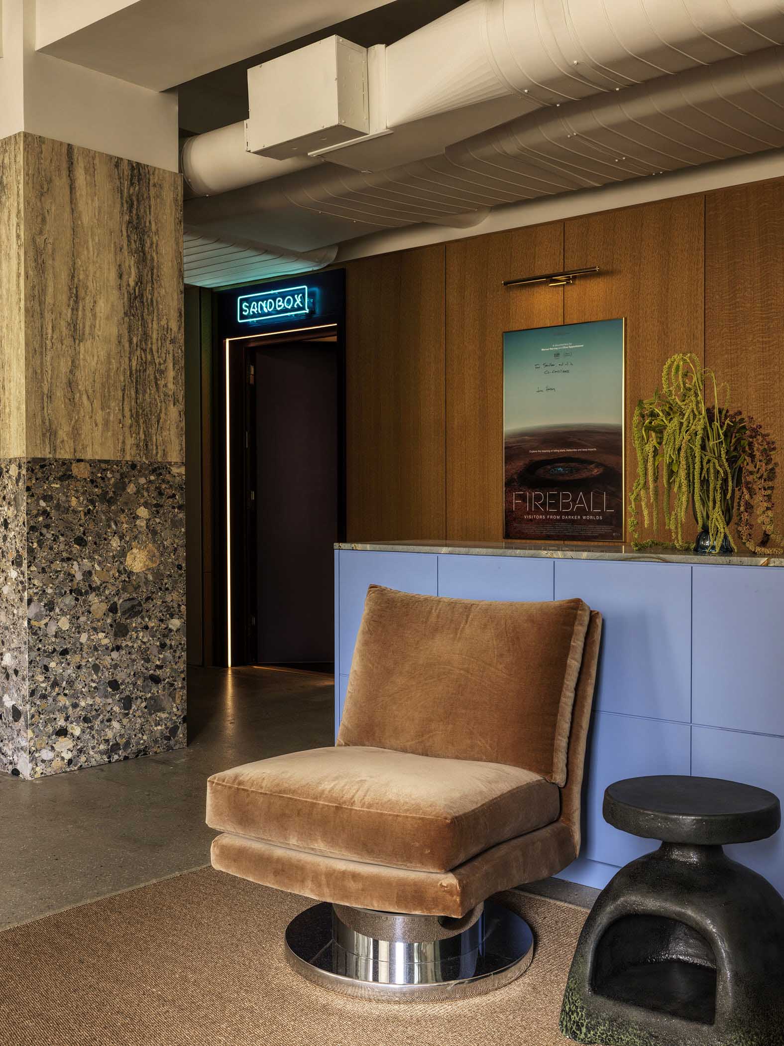 電影院設計,電影院設計方案,影院設計,Civilian,沙盒電影總部,影城設計,紐約,曼哈頓