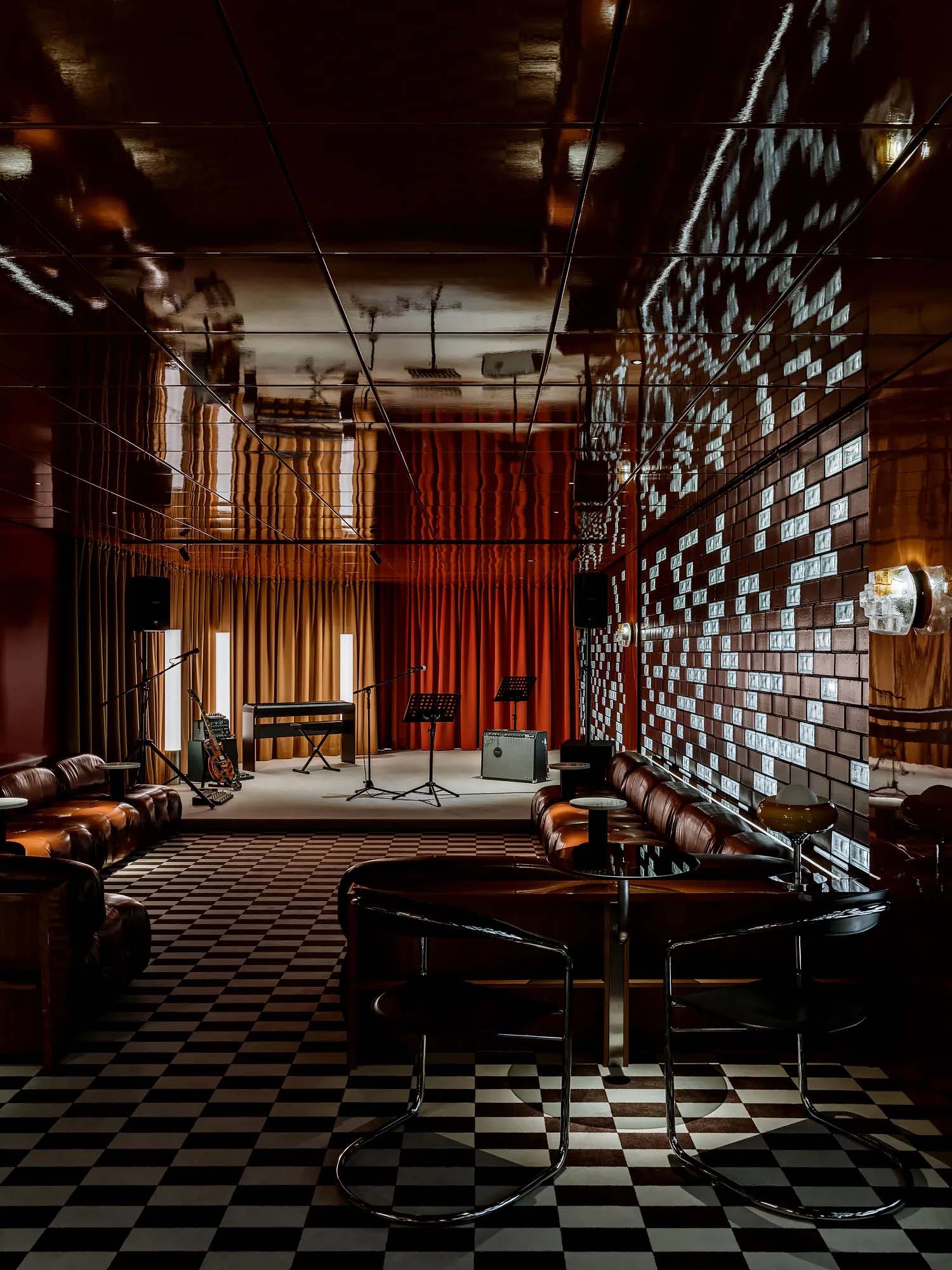 酒吧設計,俱樂部設計案例,酒吧設計方案,Levkovich Architects,俄羅斯,音樂酒吧,酒吧裝修,85㎡