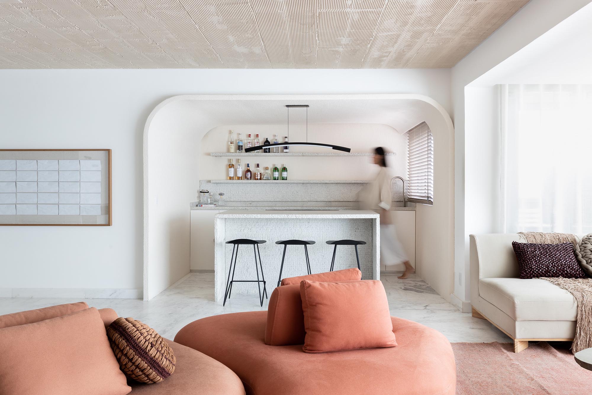 NATI MINAS & STUDIO,大平層設計,巴西,大平層裝修,大平層設計案例,公寓設計