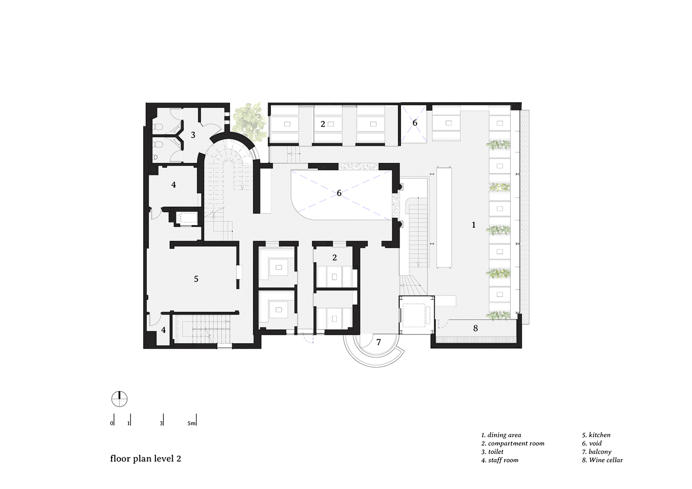 Takashi Niwa Architects,餐廳設計,休閑餐廳設計,840㎡,餐廳設計案例,餐廳設計方案,餐廳裝修,休閑餐廳,越南,河內