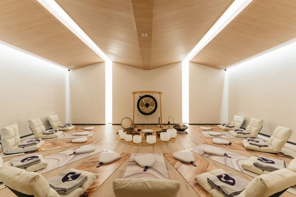 瑜伽室設計,健身房設計,酒店健身房,商業空間設計,多功能空間設計,冥想室,FLOW心流所,阿那亞霧靈山FLOW心流所,阿那亞,超級有米建築事務所