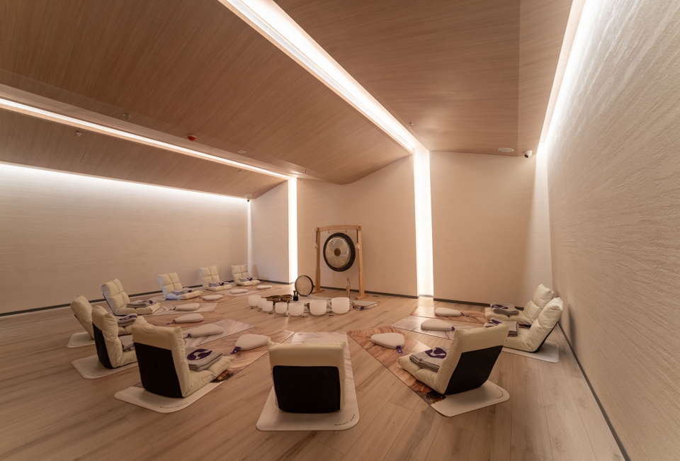 瑜伽室設計,健身房設計,酒店健身房,商業空間設計,多功能空間設計,冥想室,FLOW心流所,阿那亞霧靈山FLOW心流所,阿那亞,超級有米建築事務所