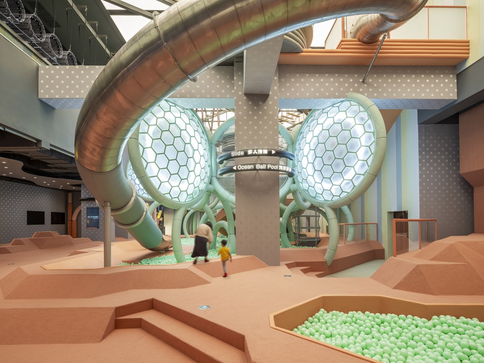 室內玩樂空間設計,親子遊戲空間設計,娛樂空間設計,北京超級運動場一工元,NEOBIO奈爾寶,北京,waa未覺建築