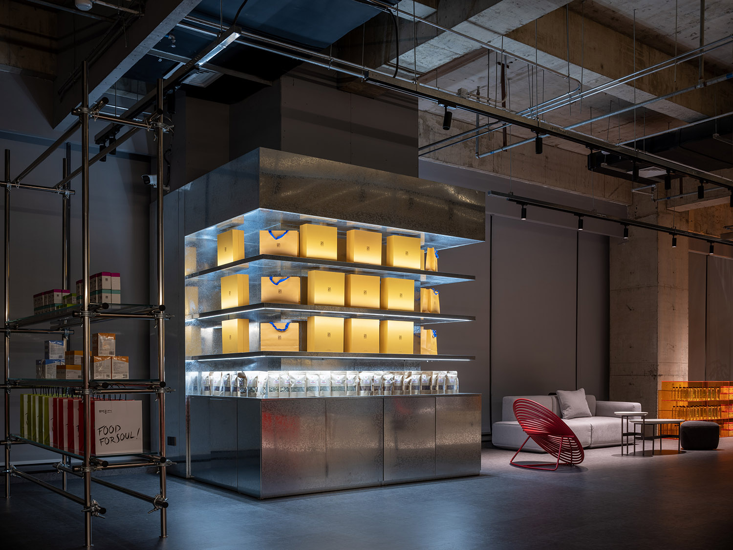 直播空間設計,辦公室設計,展廳設計,場景直播間,創意辦公室設計,直播基地設計,直播辦公室設計案例,北京,北京同仁堂健康直播基地,WUUX無象空間/王永