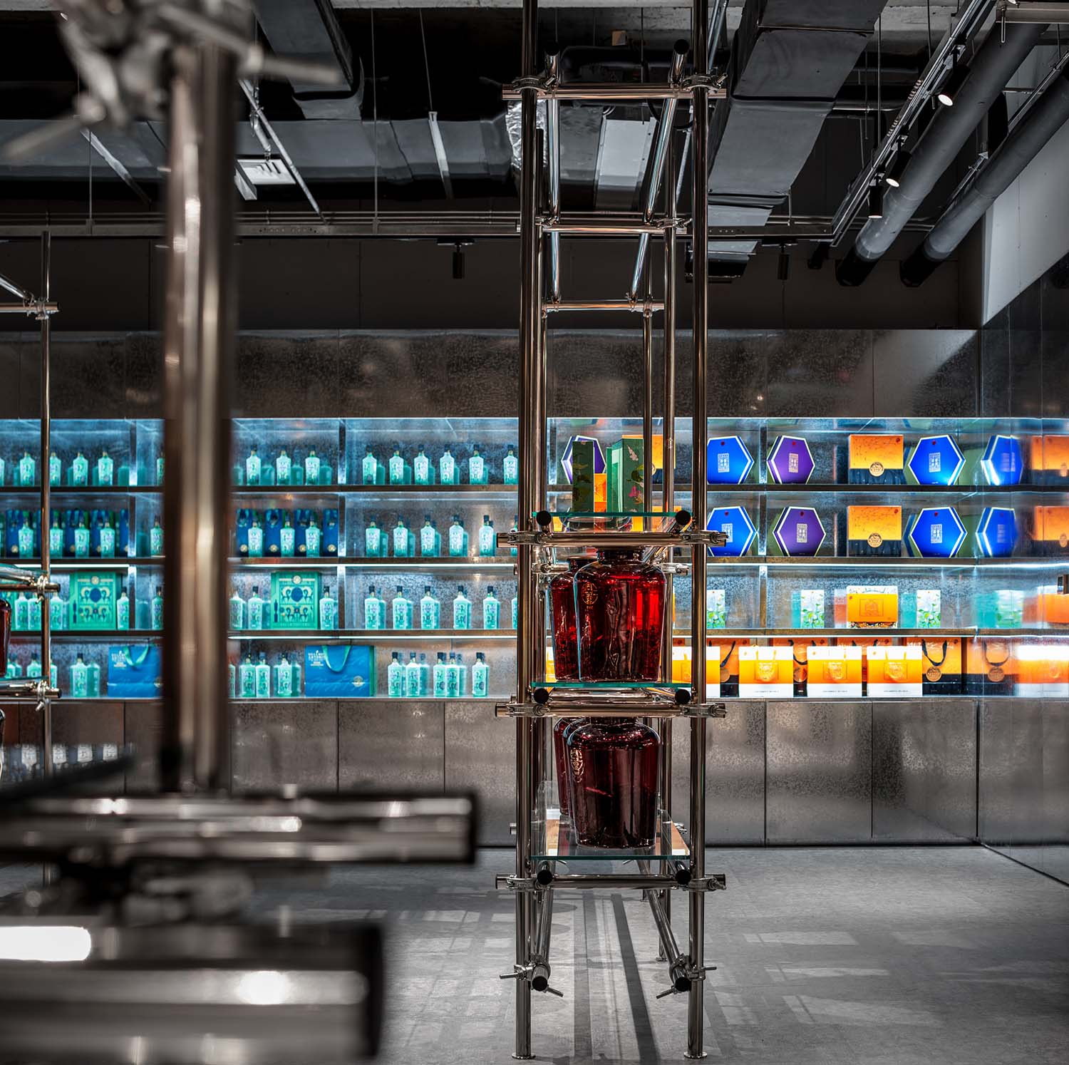 直播空間設計,辦公室設計,展廳設計,場景直播間,創意辦公室設計,直播基地設計,直播辦公室設計案例,北京,北京同仁堂健康直播基地,WUUX無象空間/王永