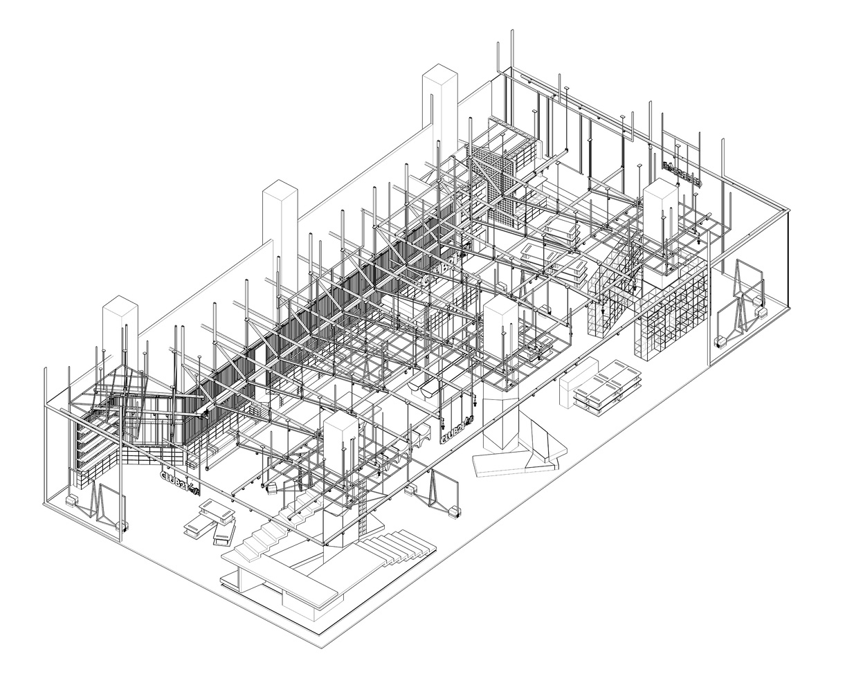 零售店設計,服裝零售店設計,服裝店設計,CLUB21 LAB,Studio Krubka,350㎡