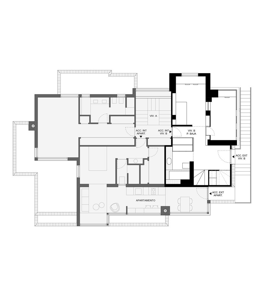 EME157,西班牙,別墅設計案例,別墅設計,180㎡,別墅裝修效果圖,別墅改造,極簡主義