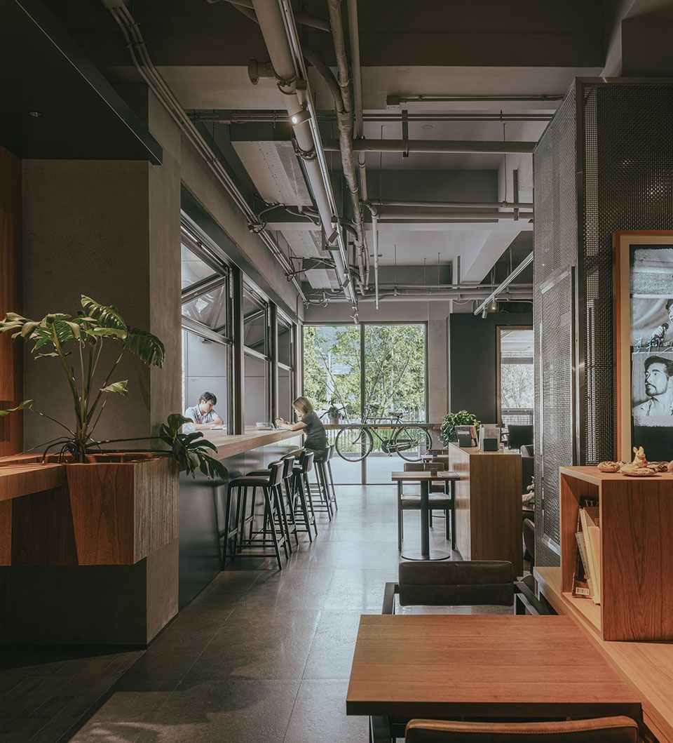 酒館設計,酒館設計案例,現代風格酒館設計,書店設計,書店設計案例,書店裝修,書店酒館,北京檀穀單向空間及十三邀小酒館,北京,BUZZ莊子玉工作室