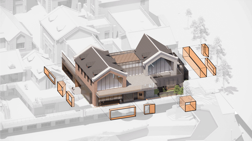 酒館設計,酒館設計案例,現代風格酒館設計,書店設計,書店設計案例,書店裝修,書店酒館,北京檀穀單向空間及十三邀小酒館,北京,BUZZ莊子玉工作室