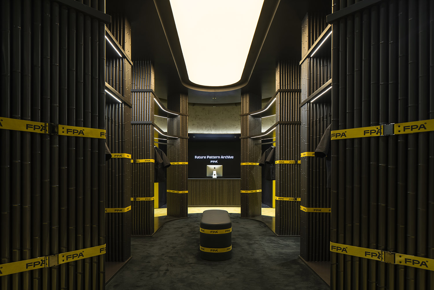 時裝店設計,零售店設計,服裝店設計,服飾零售店設計,時裝店設計案例,時裝店設計方案,上海,重慶,成都,西安,FPA四城四景以單一材質搭建品牌脈絡,永創設計