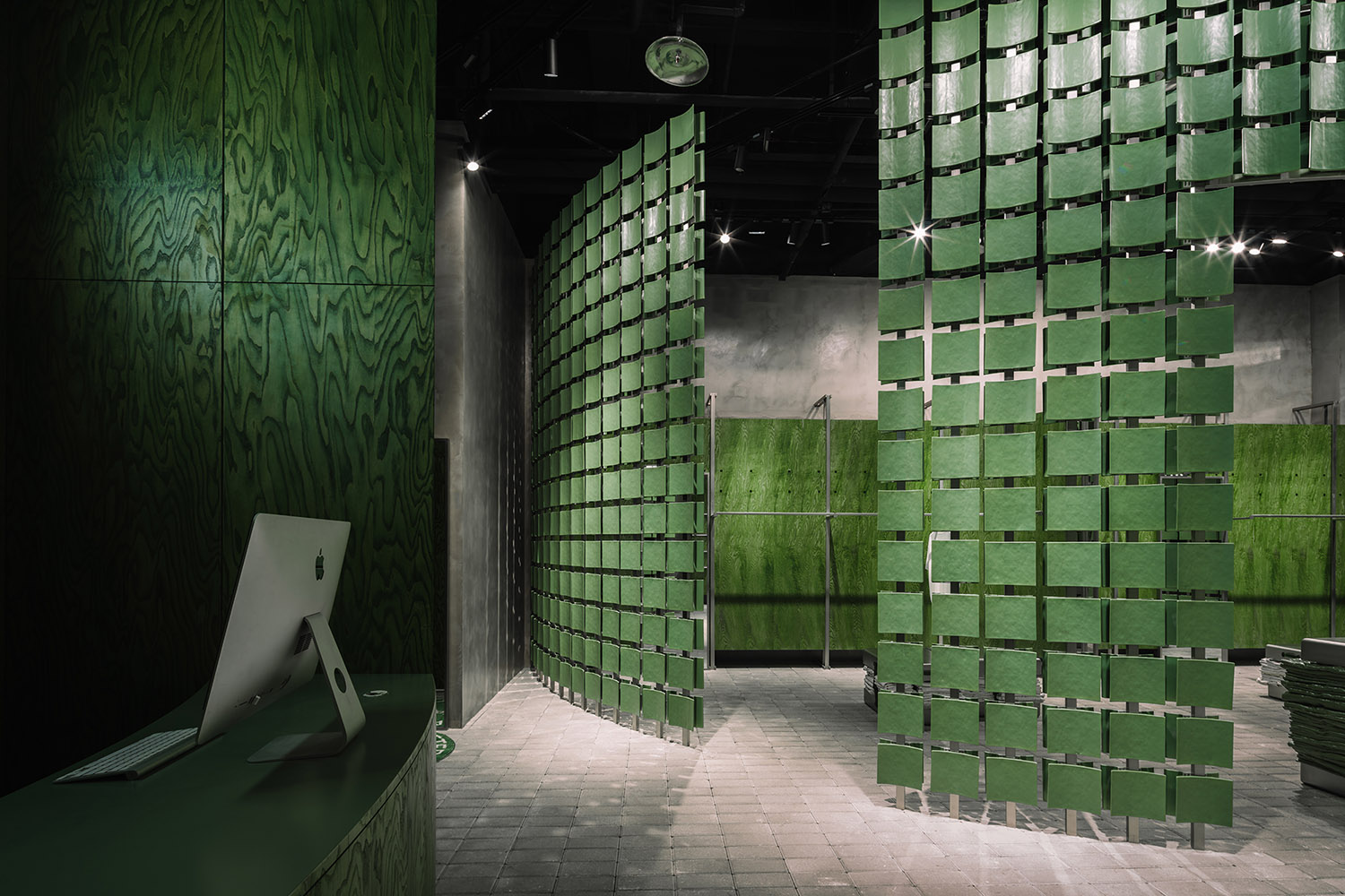 時裝店設計,零售店設計,服裝店設計,服飾零售店設計,時裝店設計案例,時裝店設計方案,上海,重慶,成都,西安,FPA四城四景以單一材質搭建品牌脈絡,永創設計