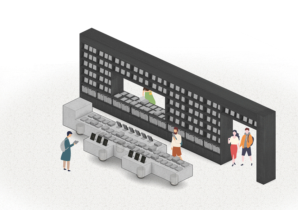 書店設計,商店設計,書店零售店設計,書店設計案例,書店設計方案,書店裝修,書店咖啡店設計,咖啡店設計,佛山,佛山單向空間,一十一建築