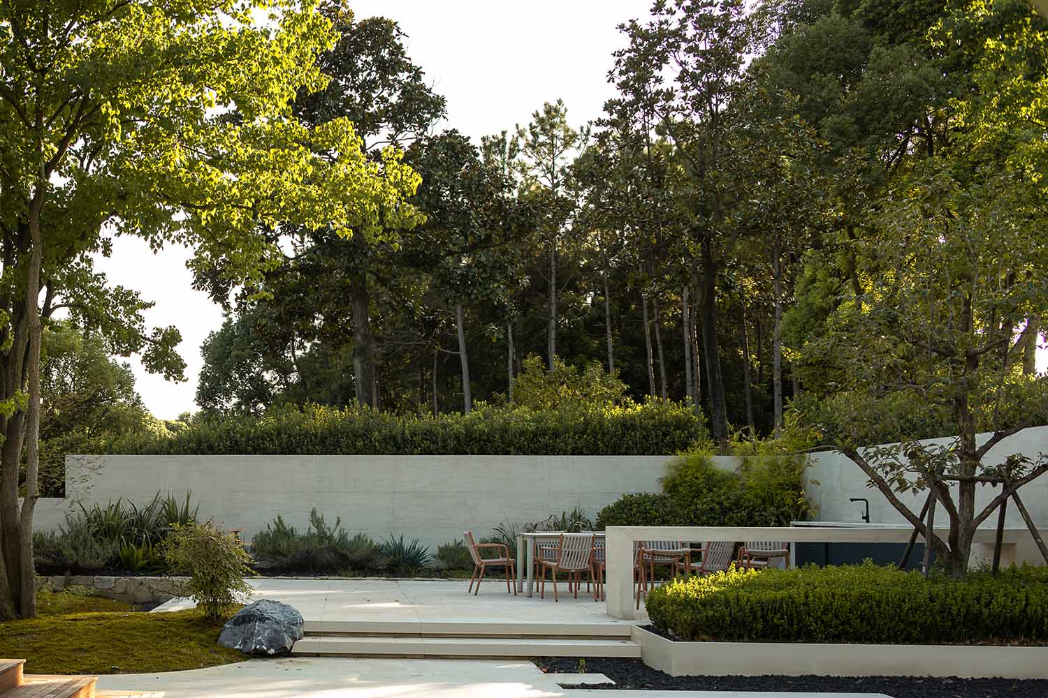 1000㎡別墅設計,1000㎡,別墅設計案例,別墅設計方案,別墅裝修,庭院別墅設計,住宅設計,微水泥,杭州,杭州西湖高爾夫別墅,時上建築/沈墨