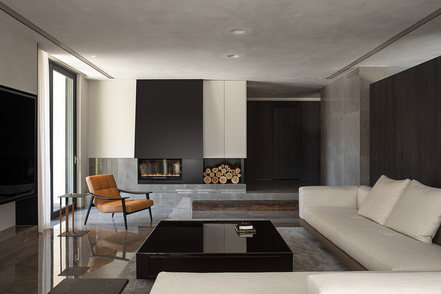 1000㎡別墅設計,1000㎡,別墅設計案例,別墅設計方案,別墅裝修,庭院別墅設計,住宅設計,微水泥,杭州,杭州西湖高爾夫別墅,時上建築/沈墨