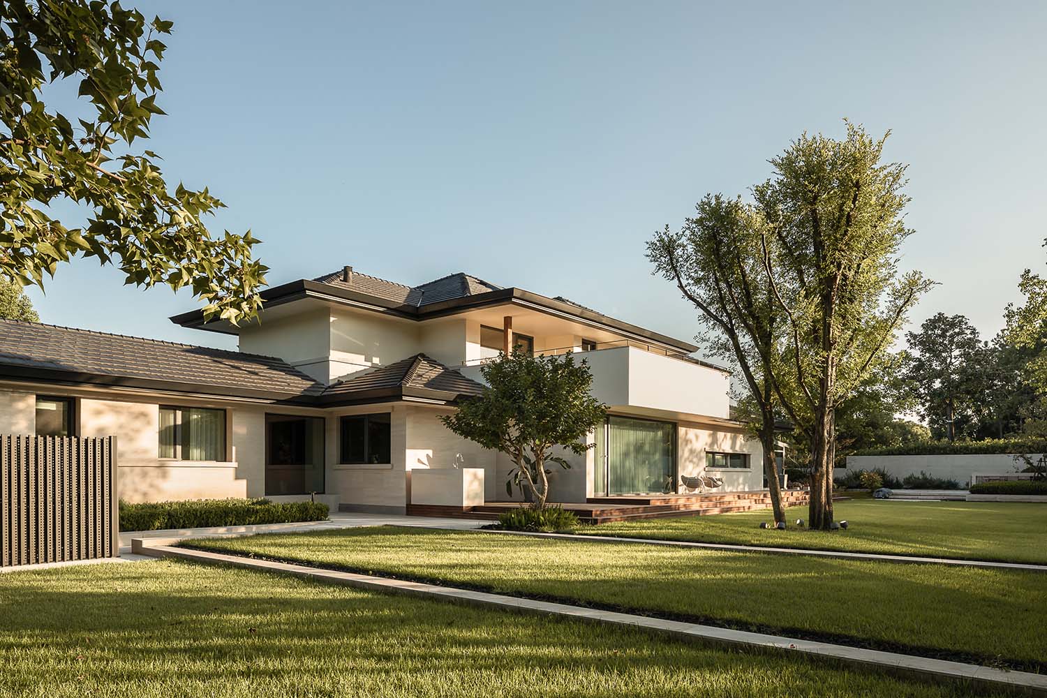 1000㎡別墅設計,1000㎡,別墅設計案例,別墅設計方案,別墅裝修,庭院別墅設計,住宅設計,微水泥,杭州,杭州西湖高爾夫別墅,時上建築/沈墨