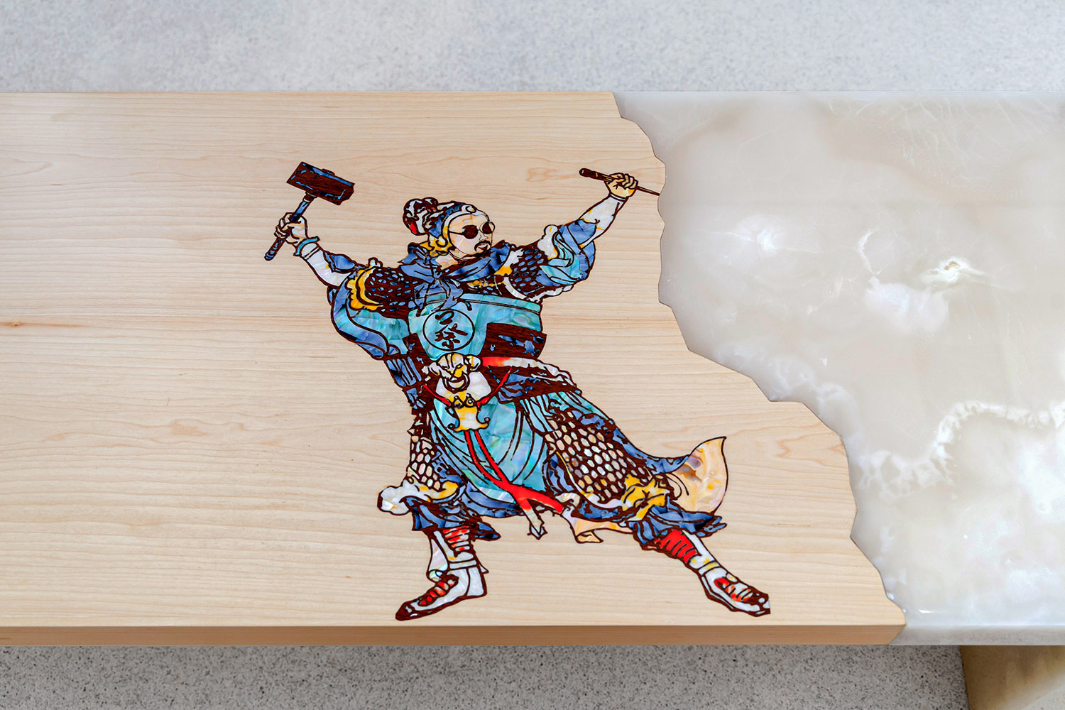 家具設計,藝術家具設計,家具設計案例,藝術品家具,藝術長凳,深圳,萬象與留白,融合萬象的功能性藝術家具,異開設計,泡泡藝廊