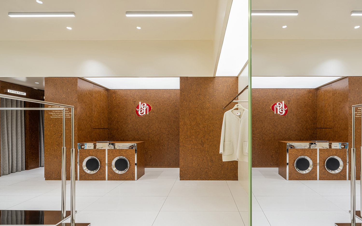 服裝店設計案例,服裝店設計方案,服裝店設計,零售店設計,商店設計,服裝零售店 服裝店,多巴胺衣櫥Jeen上海首店,上海,MEEM HOUSE