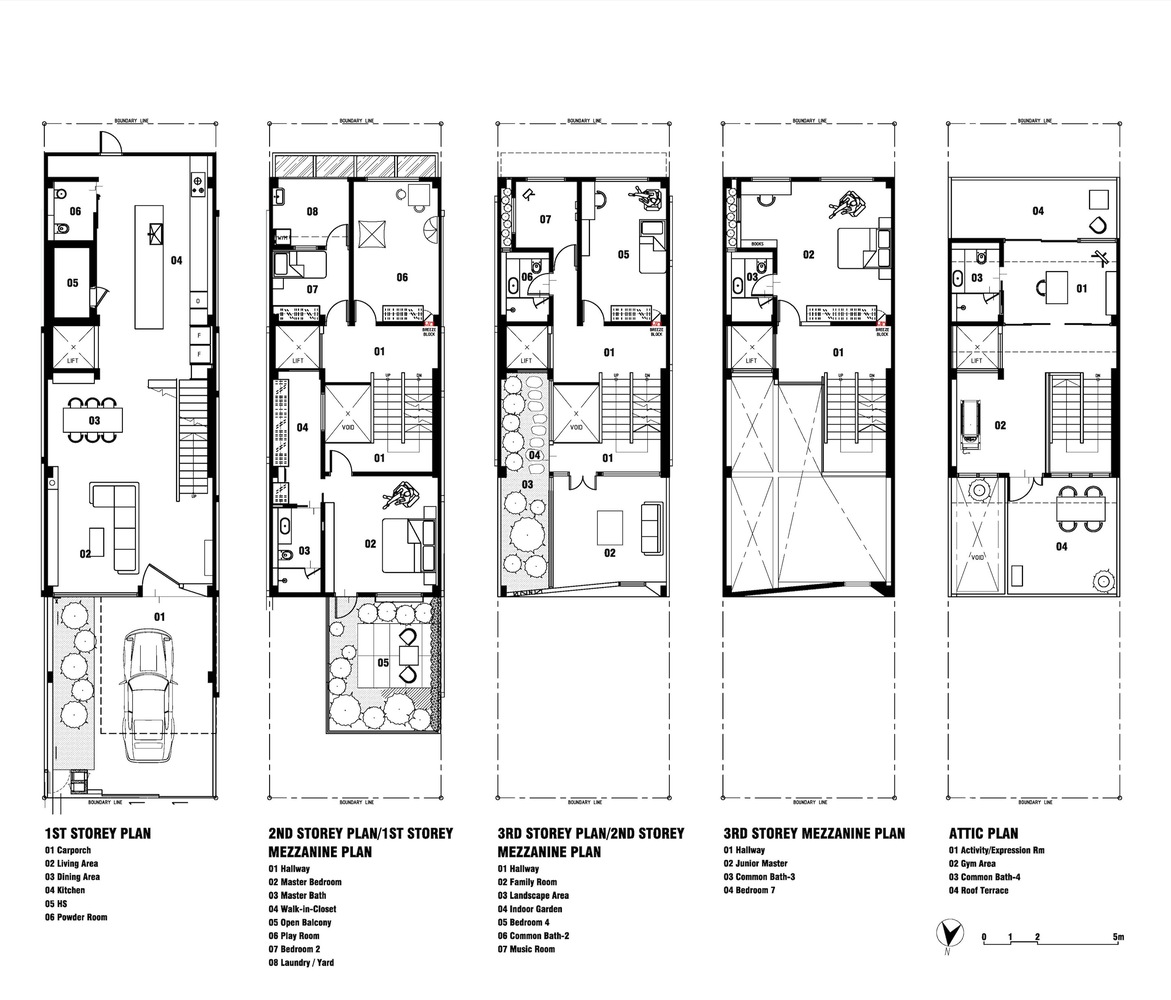 別墅設計,Carpenter's Workshop,別墅設計案例,別墅設計方案,別墅裝修,聯排別墅,新加坡,聯排別墅設計