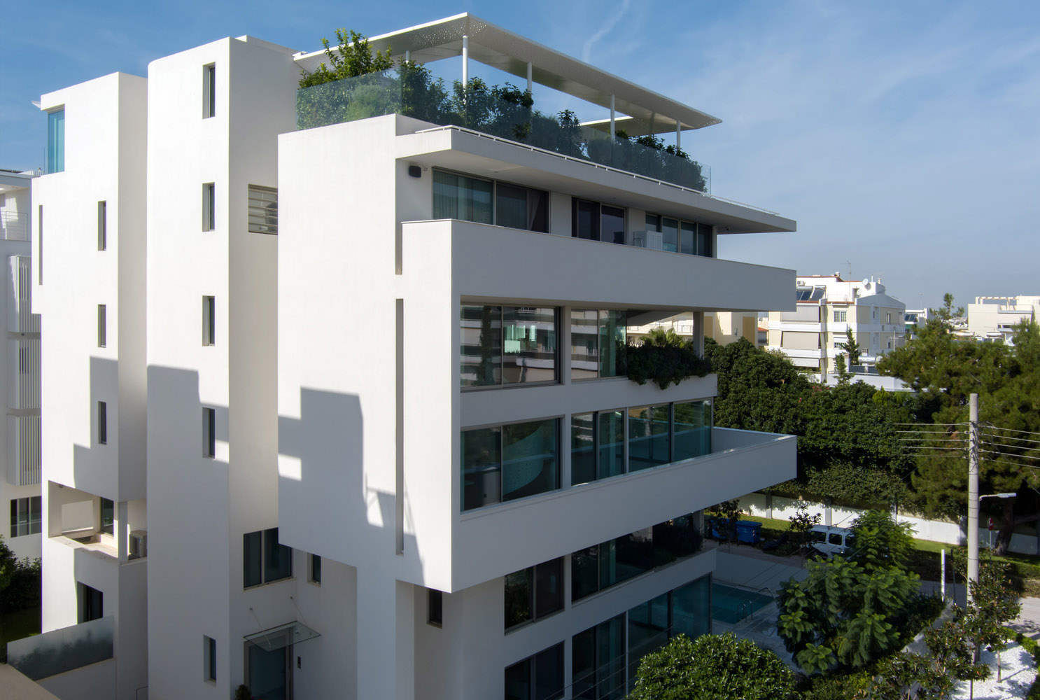 1000㎡別墅設計,1000㎡,別墅設計案例,別墅設計方案,別墅裝修,KLab architecture,住宅設計,希臘,幾何美學