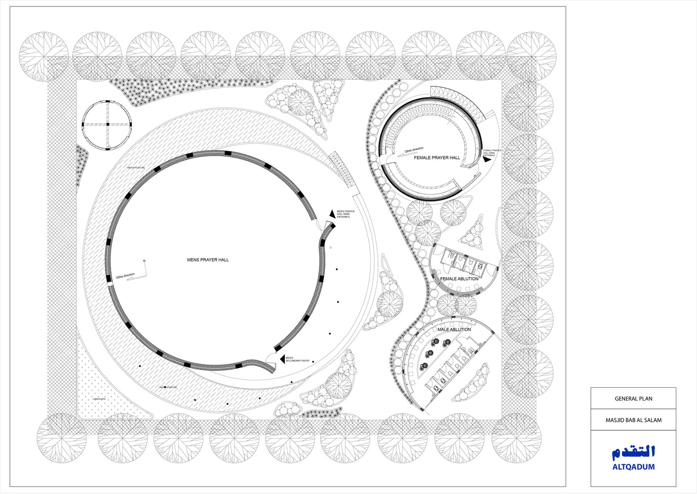 Altqadum,多功能空間設計,阿曼,馬斯喀特,巴卜薩拉姆清真寺,清真寺,公共建築設計,清真寺設計