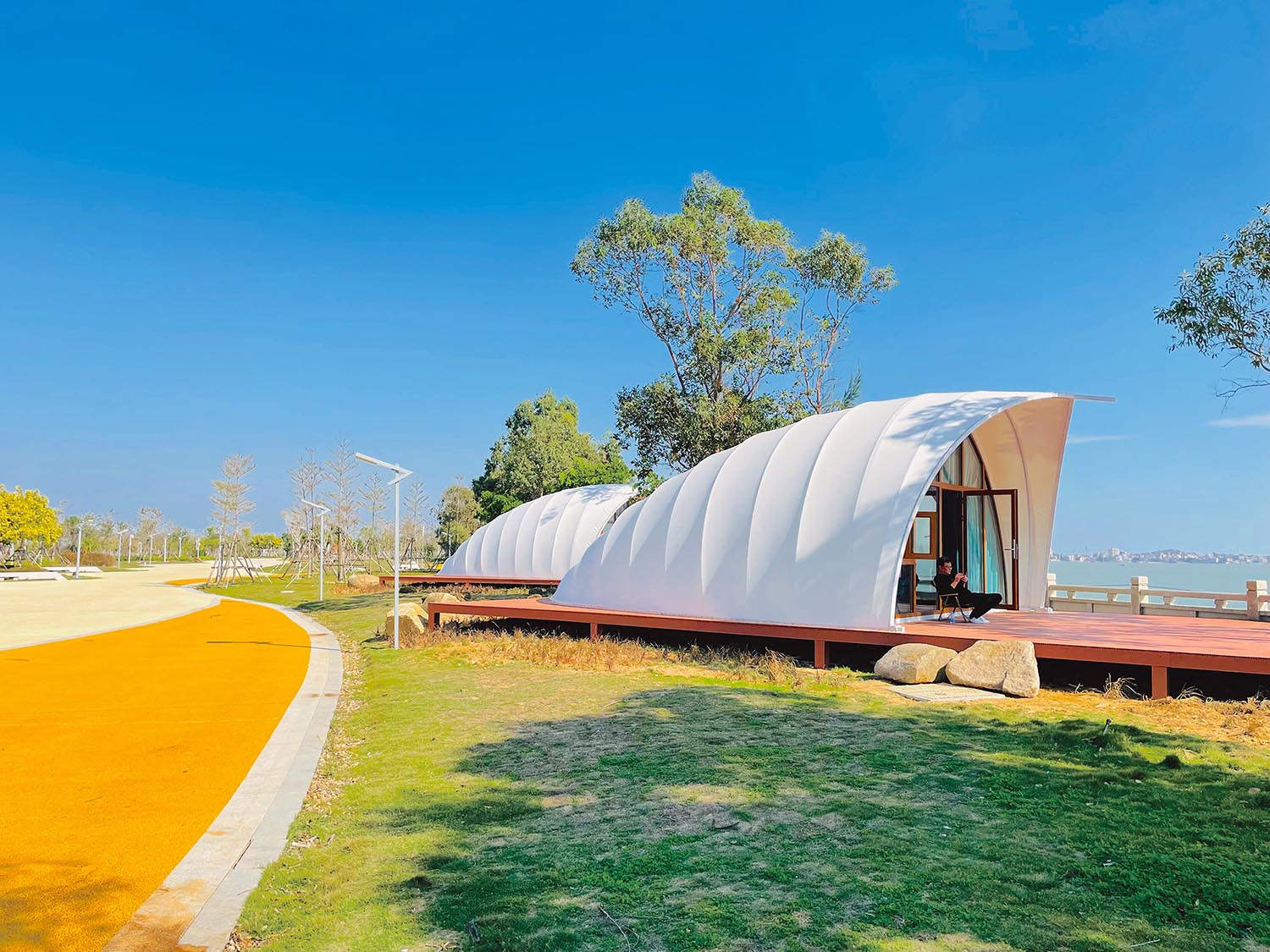 公共空間設計,沙灘海岸線景觀設計,景觀設計,文旅空間設計,泉州,盤扣樂風“三灣”文旅,問渠建築設計