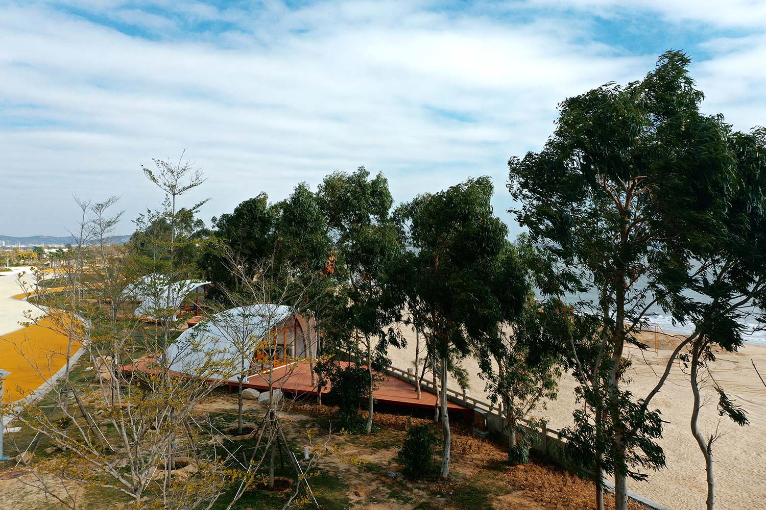 公共空間設計,沙灘海岸線景觀設計,景觀設計,文旅空間設計,泉州,盤扣樂風“三灣”文旅,問渠建築設計