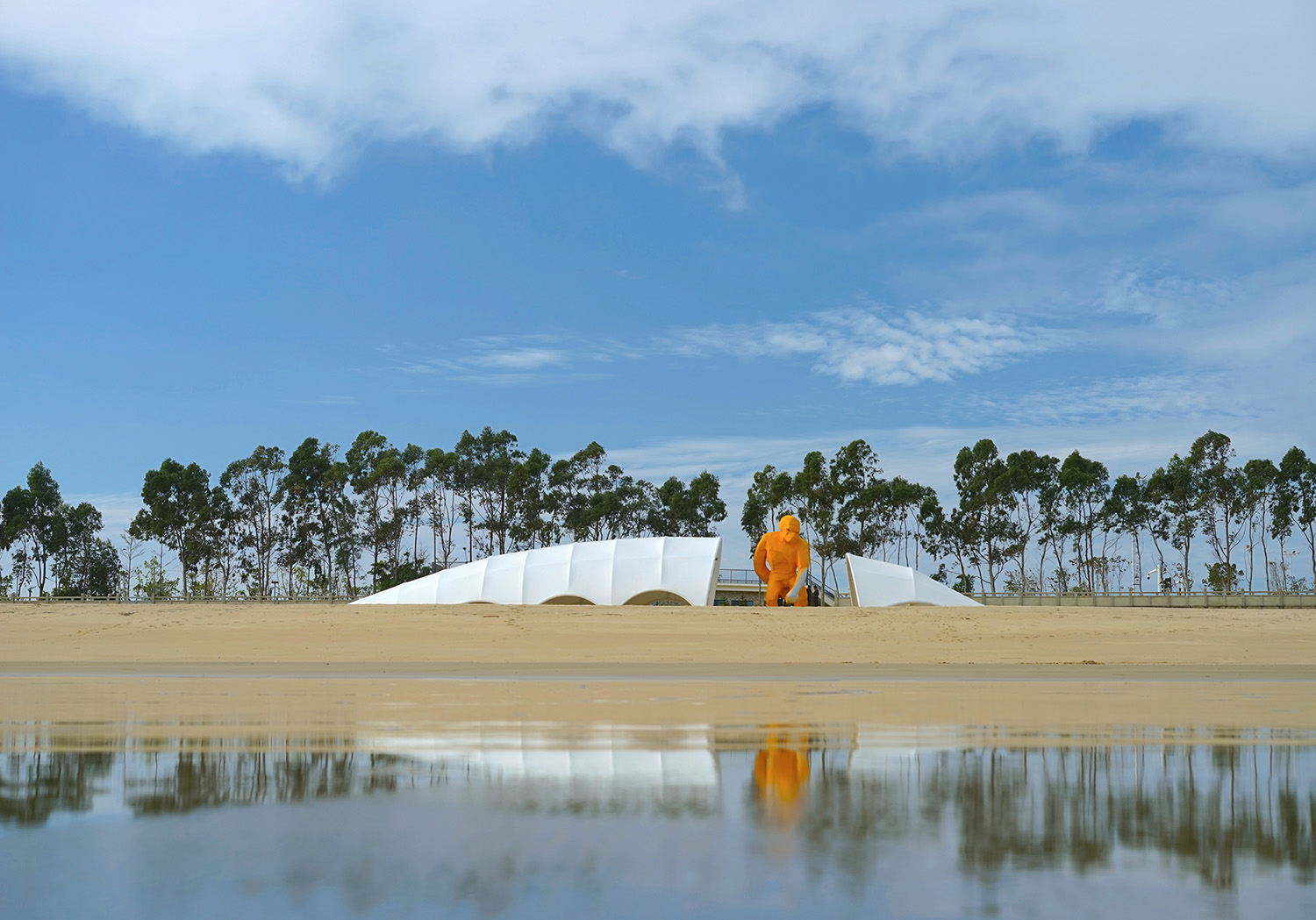 公共空間設計,沙灘海岸線景觀設計,景觀設計,文旅空間設計,泉州,盤扣樂風“三灣”文旅,問渠建築設計