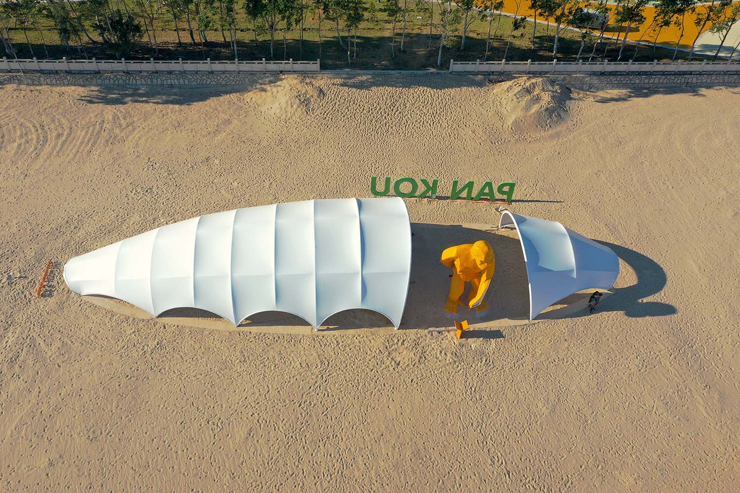 公共空間設計,沙灘海岸線景觀設計,景觀設計,文旅空間設計,泉州,盤扣樂風“三灣”文旅,問渠建築設計