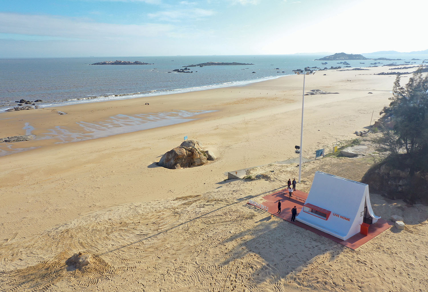 公共空間設計,沙灘海岸線景觀設計,景觀設計,文旅空間設計,泉州,盤扣樂風“三灣”文旅,問渠建築設計