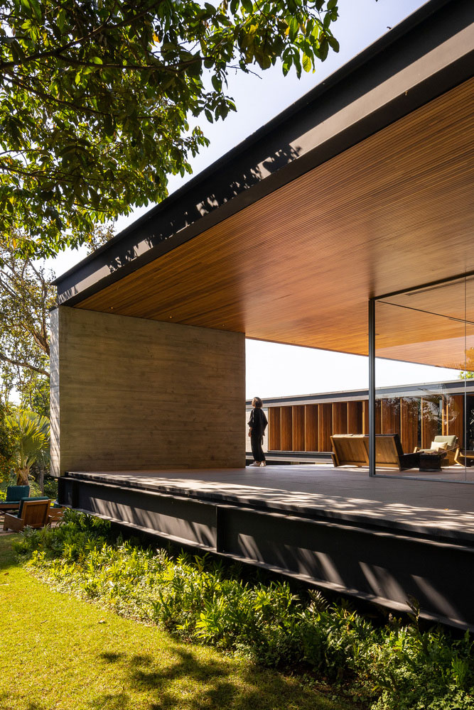 Gui Mattos,住宅設計,別墅設計案例,巴西,開放式別墅,庭院景觀別墅,1414 m²