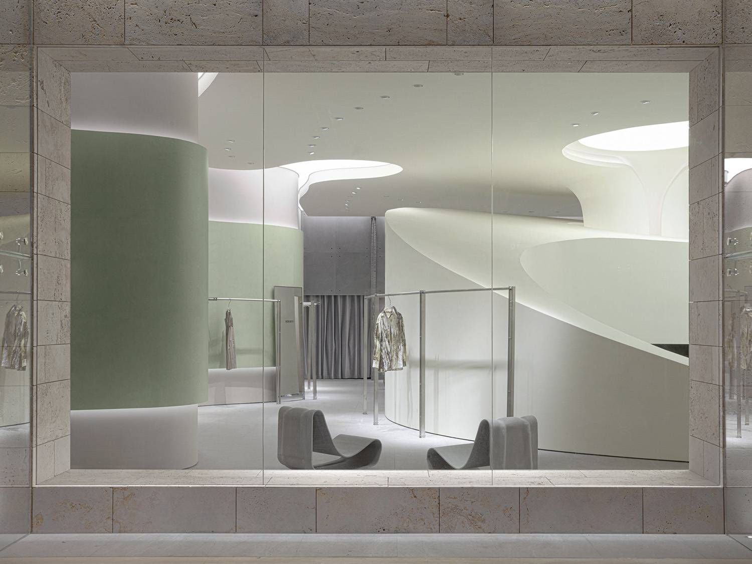 買手店設計,設計師買手店,服裝買手店設計,商業空間設計,時裝店設計,零售店設計,買手店設計案例,武漢,SANCHOO設計師買手店,ATMOSPHERE氣象建築