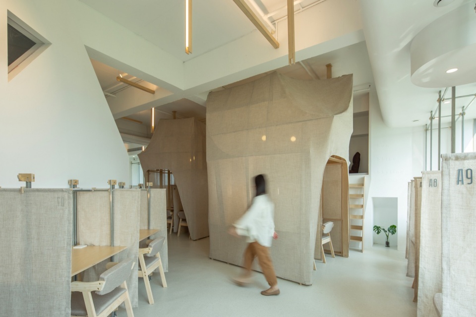 自習室設計,閱讀室設計,公共閱讀室,學習自習室,閱讀自習室設計,上海,天際自習室,商業空間,多麼工作室