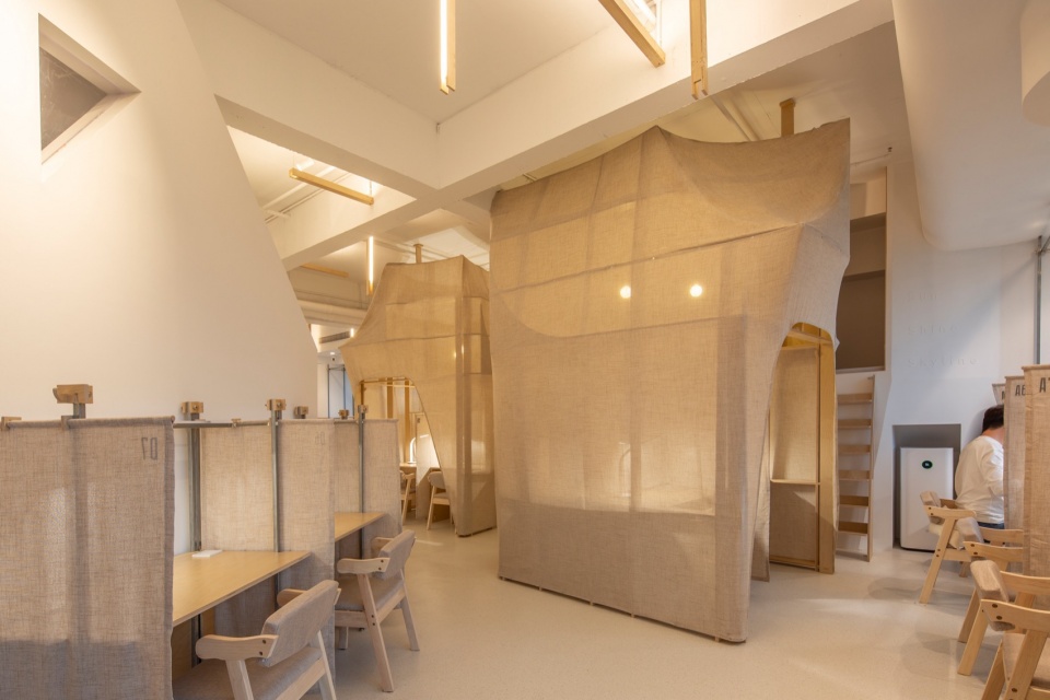 自習室設計,閱讀室設計,公共閱讀室,學習自習室,閱讀自習室設計,上海,天際自習室,商業空間,多麼工作室