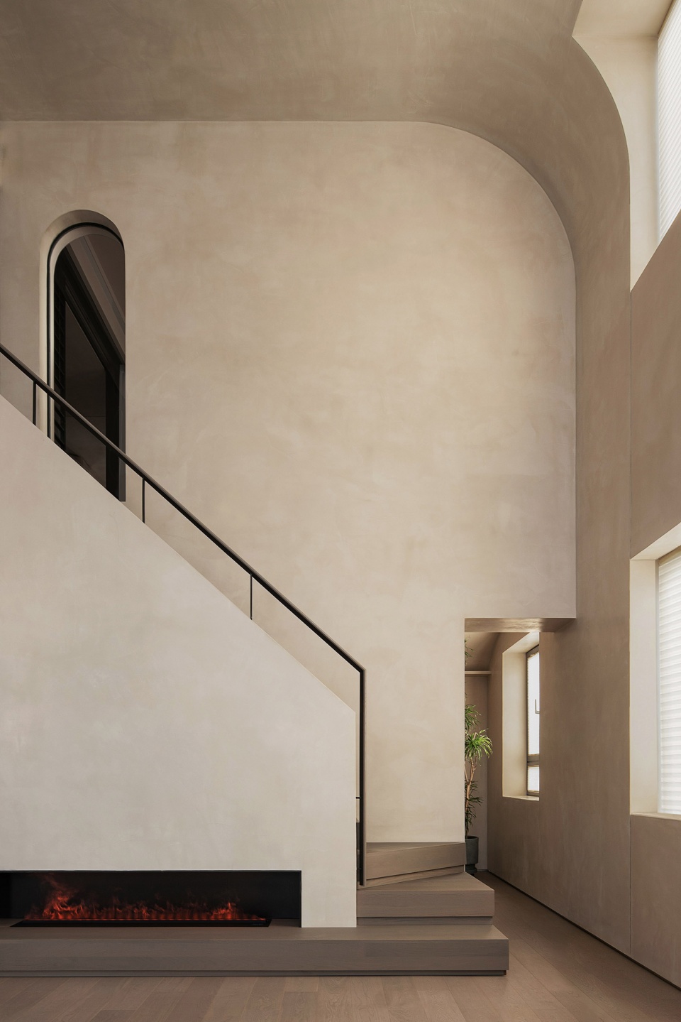 265㎡複式設計,265㎡,頂層複式設計,複式設計案例,複式設計方案,現代風格複式設計,住宅設計,家裝設計,上海,外灘頂層複式私宅改造,方居建築設計