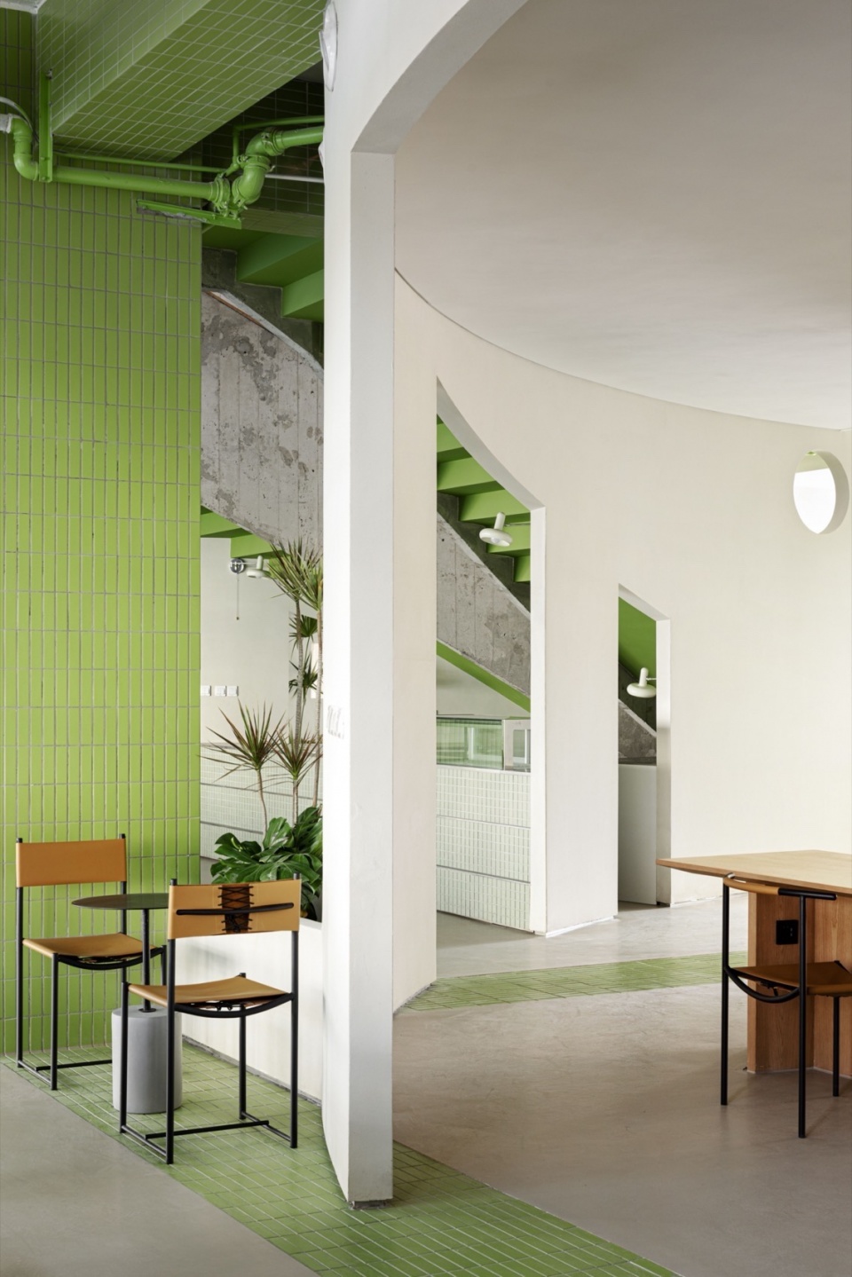 咖啡廳設計,開放式咖啡廳設計,商店設計,咖啡廳設計案例,咖啡廳設計方案,多功能空間設計,路演空間,上海屋簷之下,上海,直距建築設計