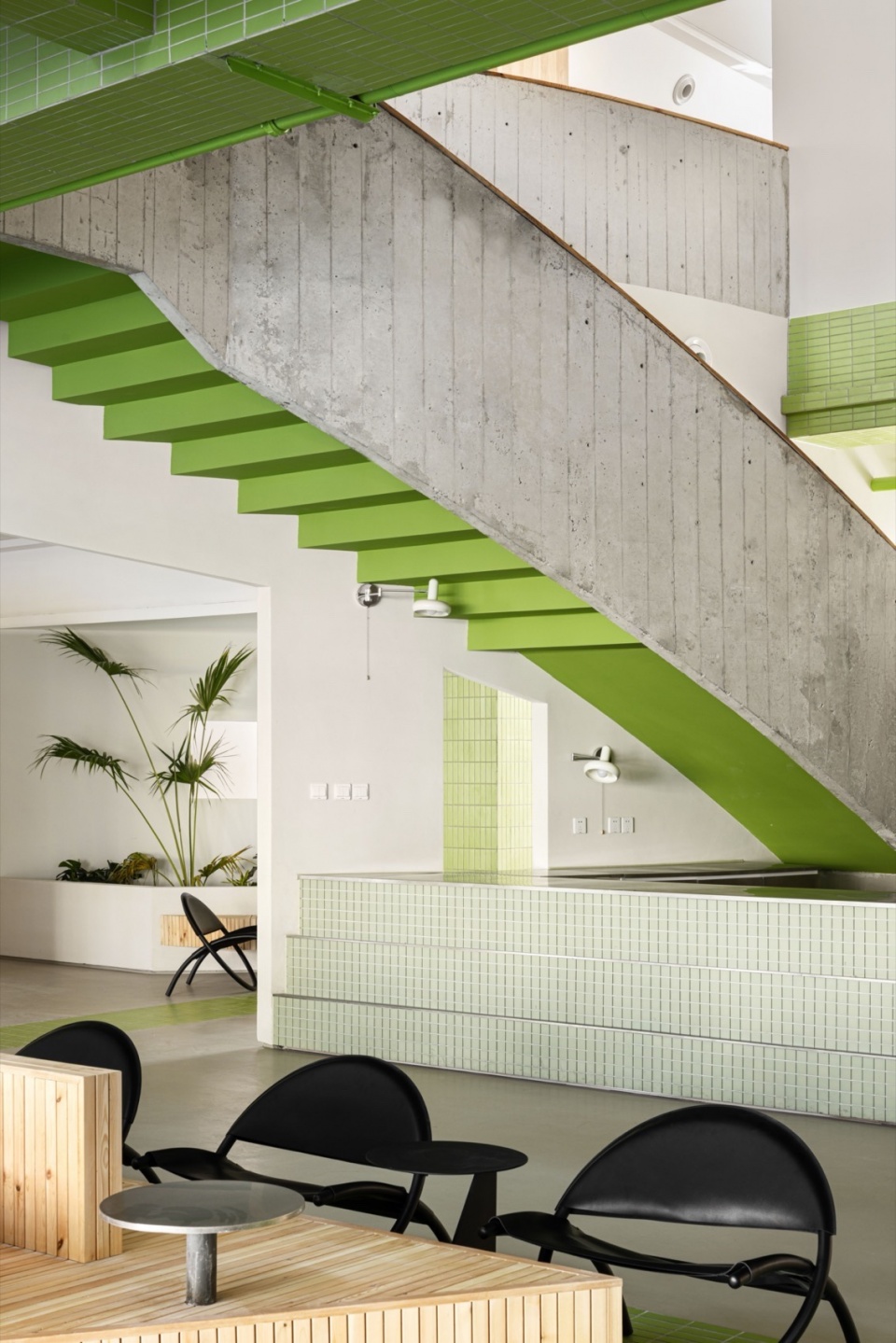 咖啡廳設計,開放式咖啡廳設計,商店設計,咖啡廳設計案例,咖啡廳設計方案,多功能空間設計,路演空間,上海屋簷之下,上海,直距建築設計