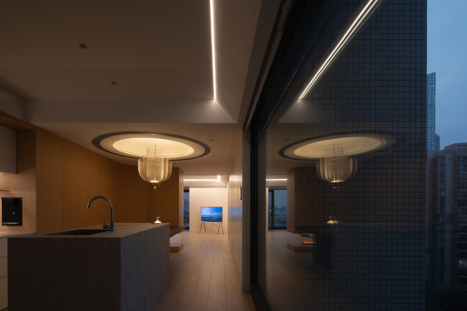 140㎡住宅設計,140㎡,住宅設計案例,住宅設計方案,家裝設計,住宅設計,現代風格住宅設計,極簡風格住宅設計,蘇州,綠玻森林裏的新生,一野設計