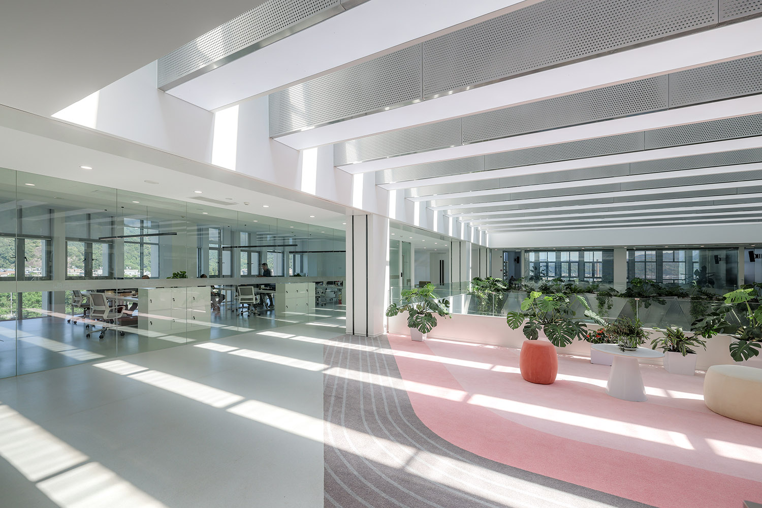 辦公室設計,辦公室裝修,辦公室設計案例,辦公室設計方案,科技公司辦公室設計,展廳設計,科技公司展廳設計,開放式辦公室設計,研發大樓,溫州鐵楓堂研發大樓,形勢建築