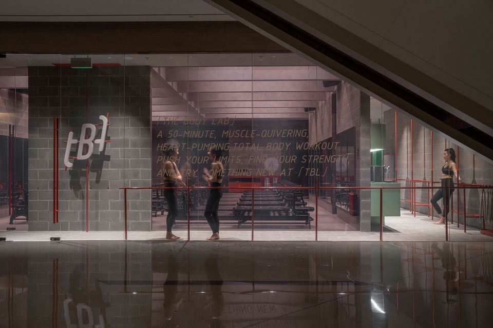 健身房設計,健身房設計案例,健身房設計方案,健身房裝修,健身空間設計,小型健身房設計,The Body Lab 北京嘉裏中心店,北京,空間站建築師事務所