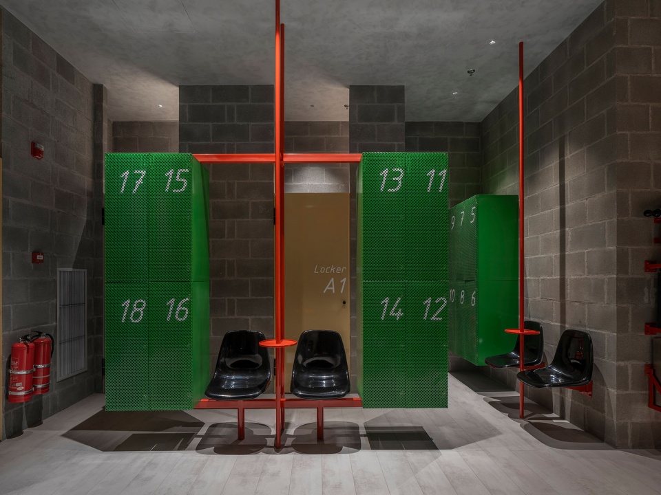 健身房設計,健身房設計案例,健身房設計方案,健身房裝修,健身空間設計,小型健身房設計,The Body Lab 北京嘉裏中心店,北京,空間站建築師事務所