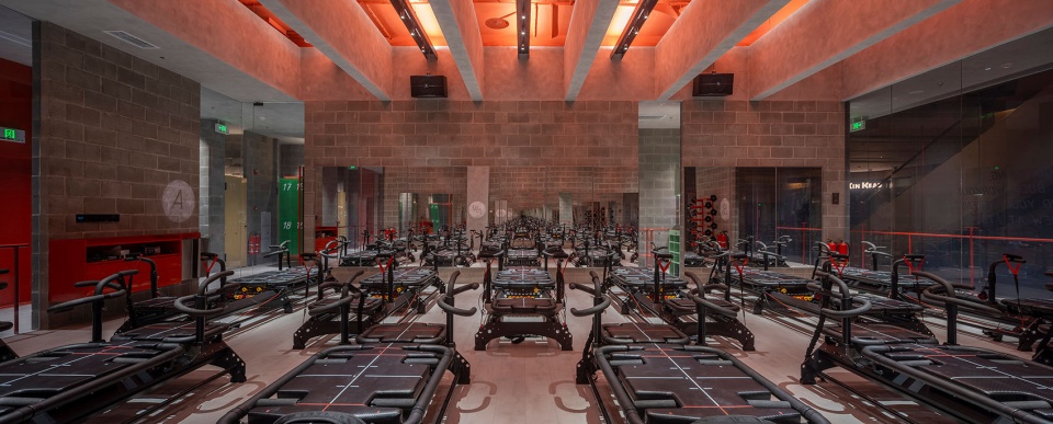 健身房設計,健身房設計案例,健身房設計方案,健身房裝修,健身空間設計,小型健身房設計,The Body Lab 北京嘉裏中心店,北京,空間站建築師事務所