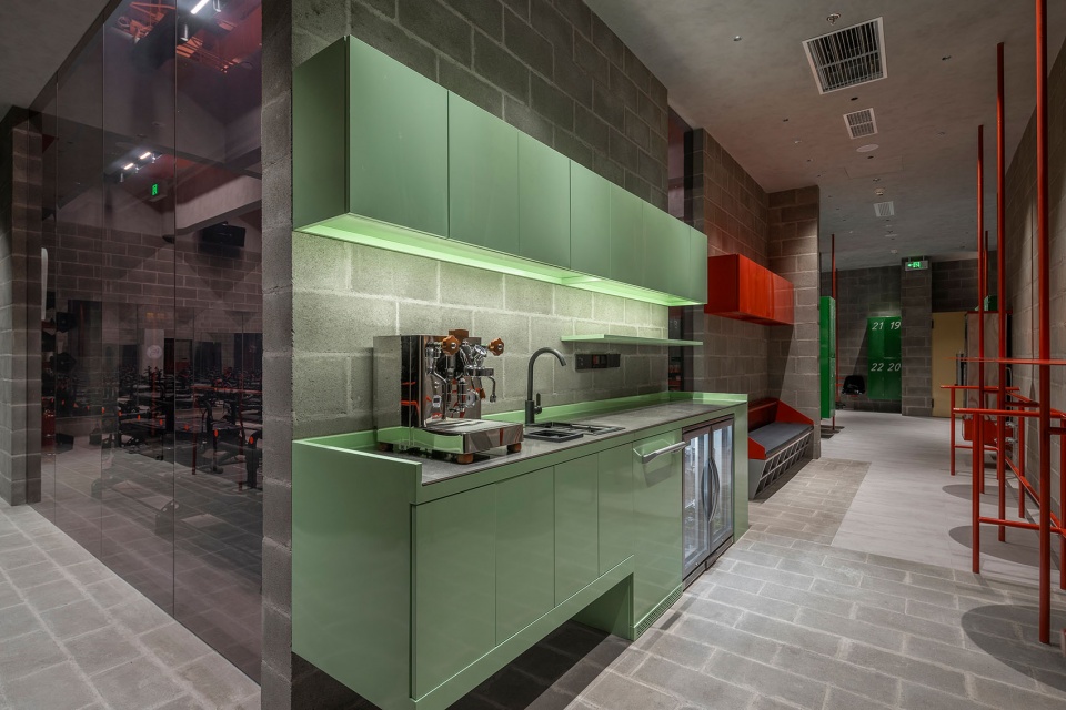 健身房設計,健身房設計案例,健身房設計方案,健身房裝修,健身空間設計,小型健身房設計,The Body Lab 北京嘉裏中心店,北京,空間站建築師事務所