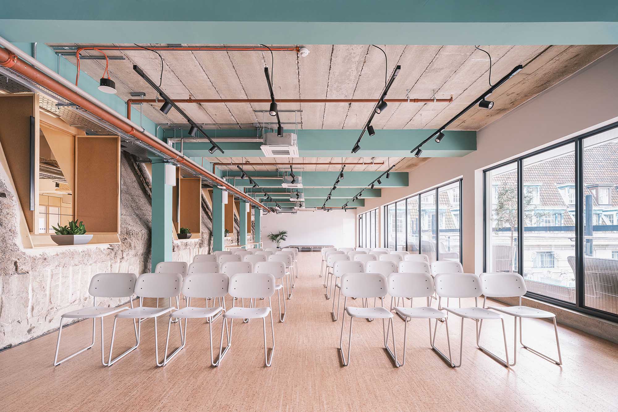 聯合辦公設計,辦公室設計案例,辦公室設計方案,辦公室裝修,Material Works Architecture,聯合辦公,倫敦,3600㎡,英國